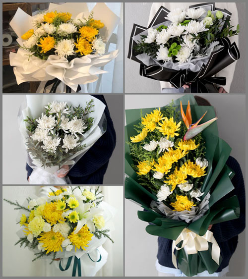 河北石家庄辛集市旧城镇王庄村白事花束代送